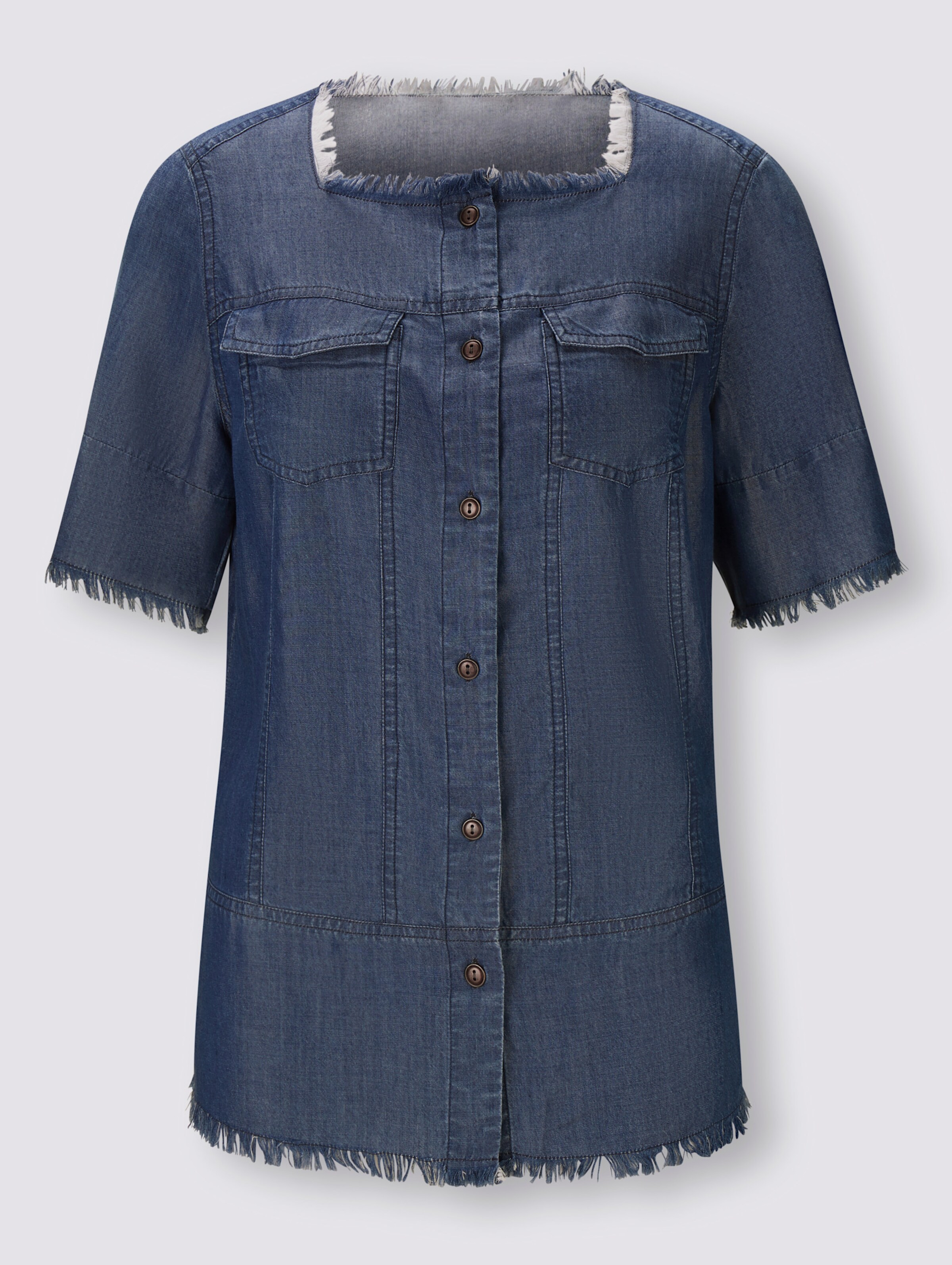 Jeansbluse