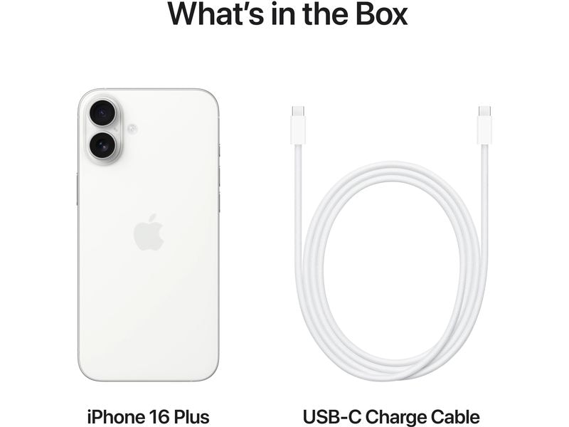 Apple iPhone 16 Plus 512 GB Weiss IPhone 16 Plus. Superschnell. Supersmart.