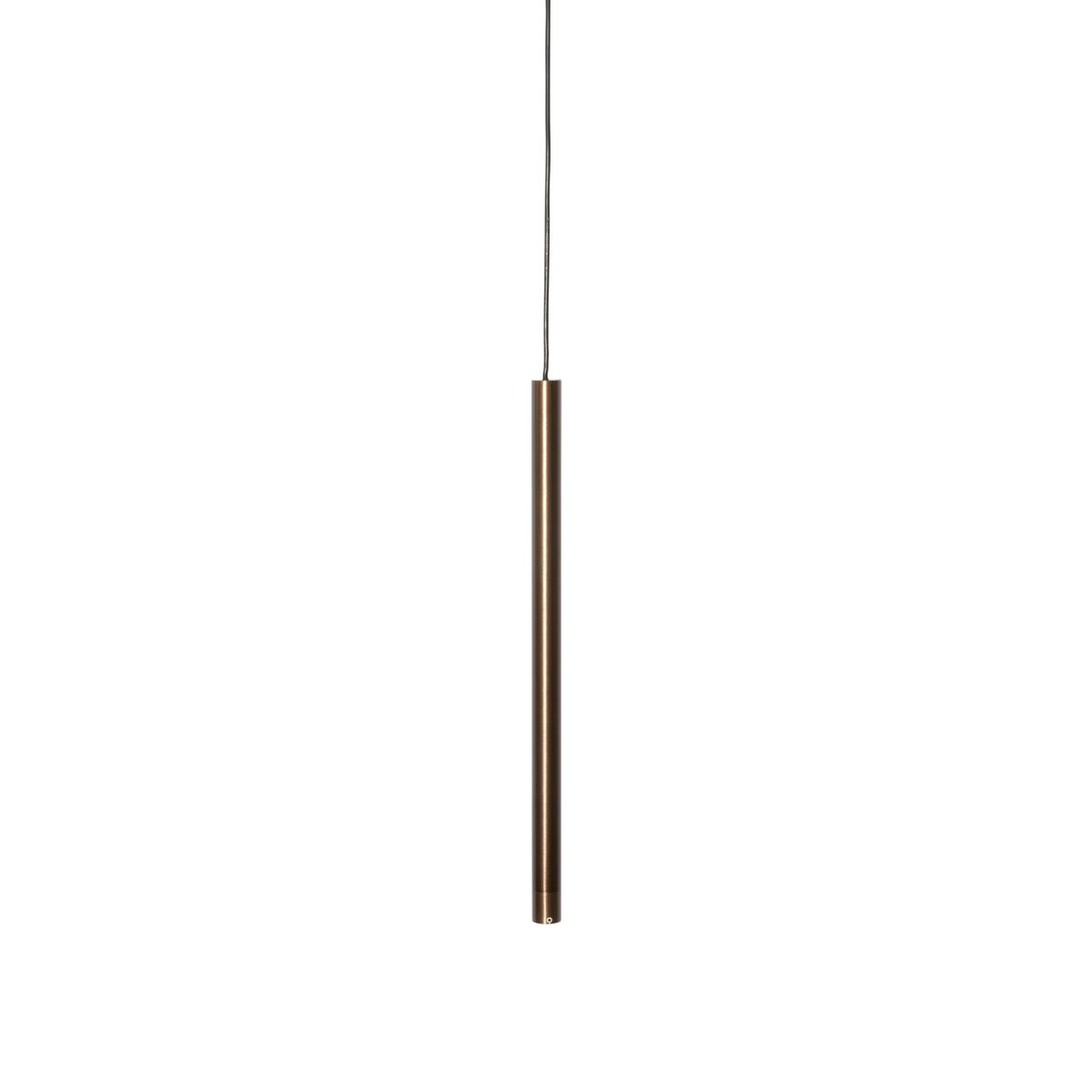 Moderne hanglamp donkerbrons voor railsysteem 1-fase  - Iconic Frini