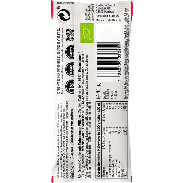 Bio Peanut Butter Bites Crunchy