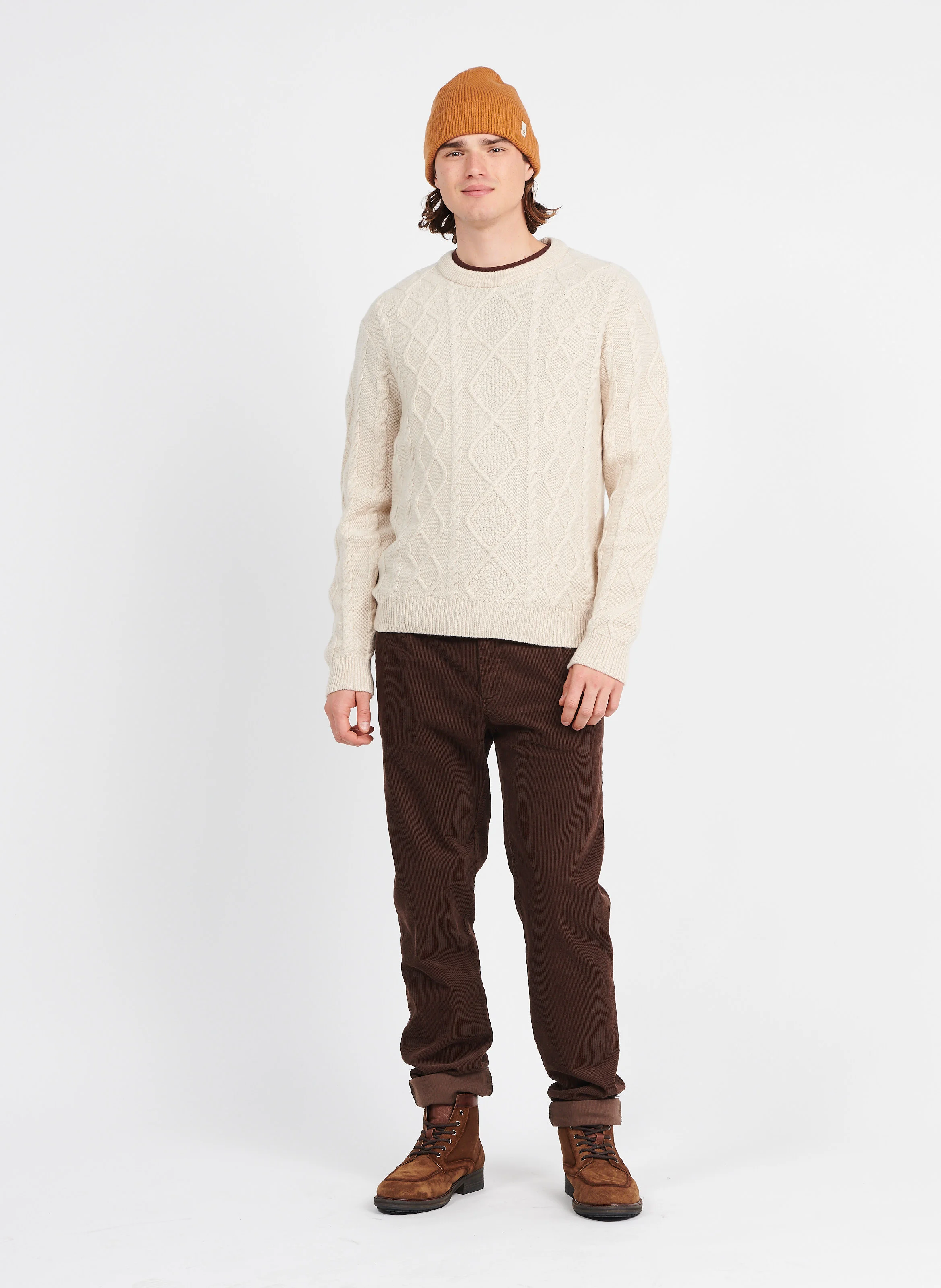 MELTING MED WORKER - Bottines à lacets en cuir | Marron