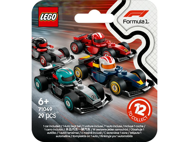 LEGO® Minifigures F1 Rennwagen zum Sammeln 71049 1 von 12 LEGO F1 Mini-Rennwagen