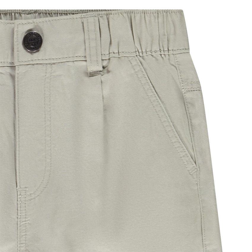 Pantalon chino avec taille élastiquée pour garçon - Ecru