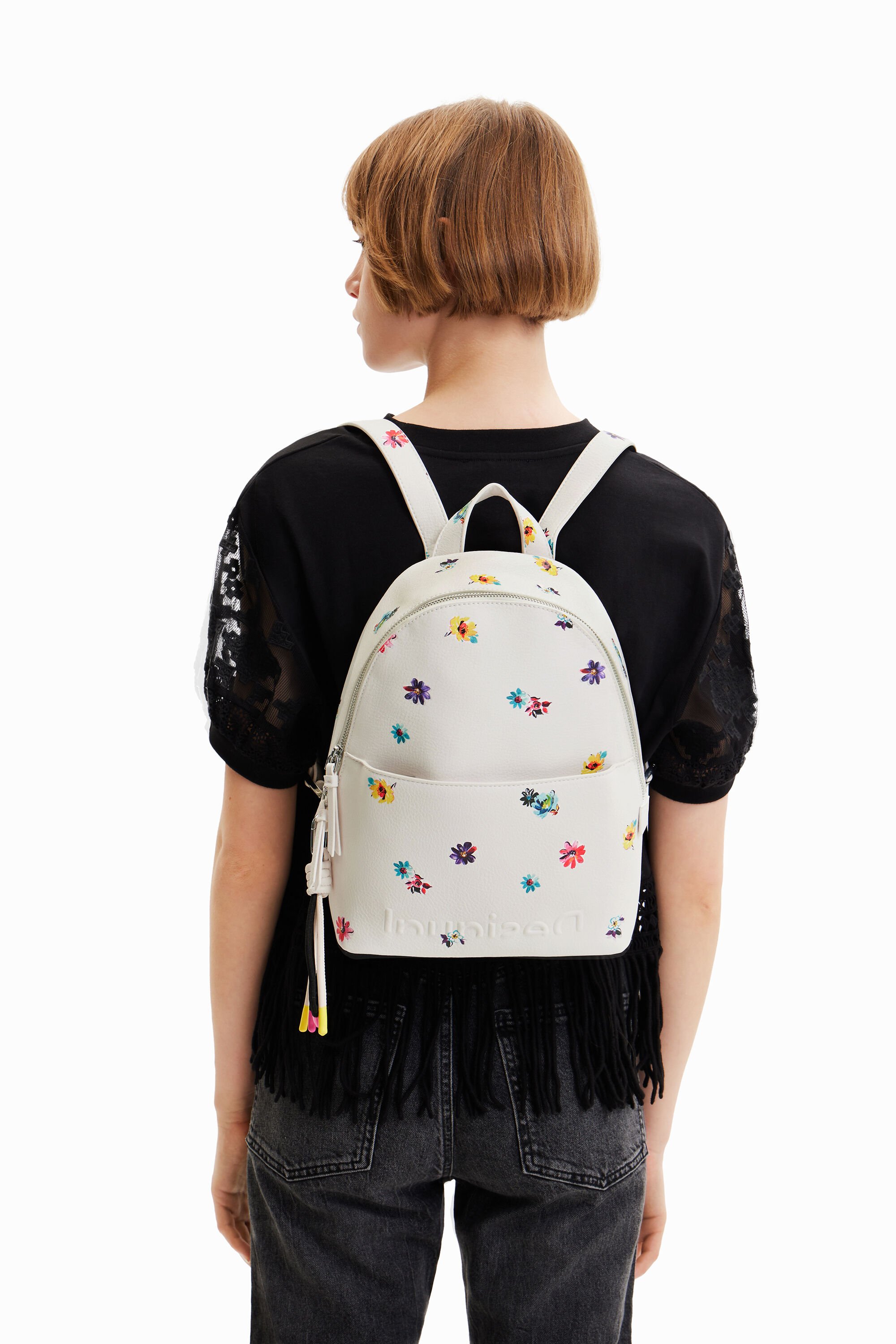 Petit sac à dos fleurs
