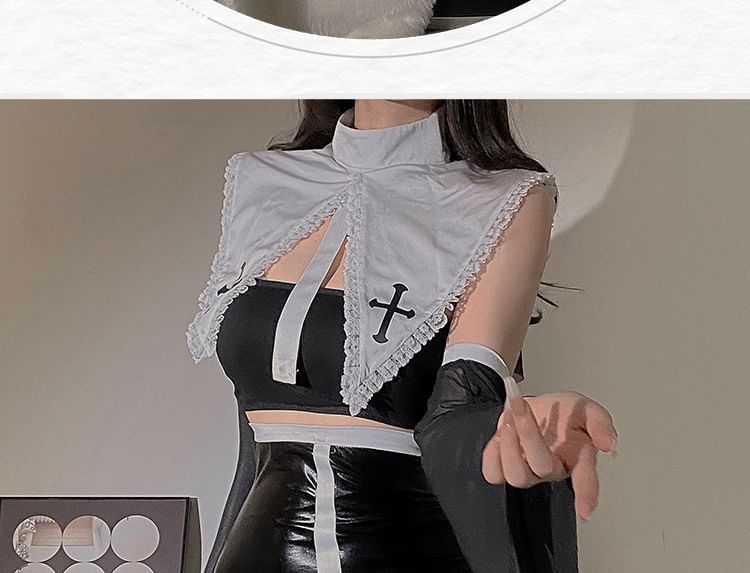 Abriea - Lingerie-kostuumset voor non