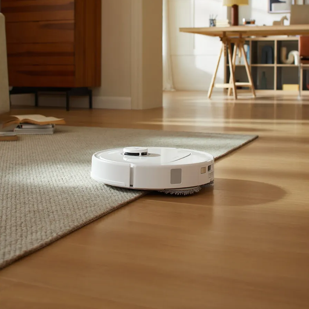 Qrevo Plus Staubsaug-Roboter Staubsauger Nass / Trocken Bodenreinigung mit Dockingstation / App Steuerung (QRPS02-00) - Weiss