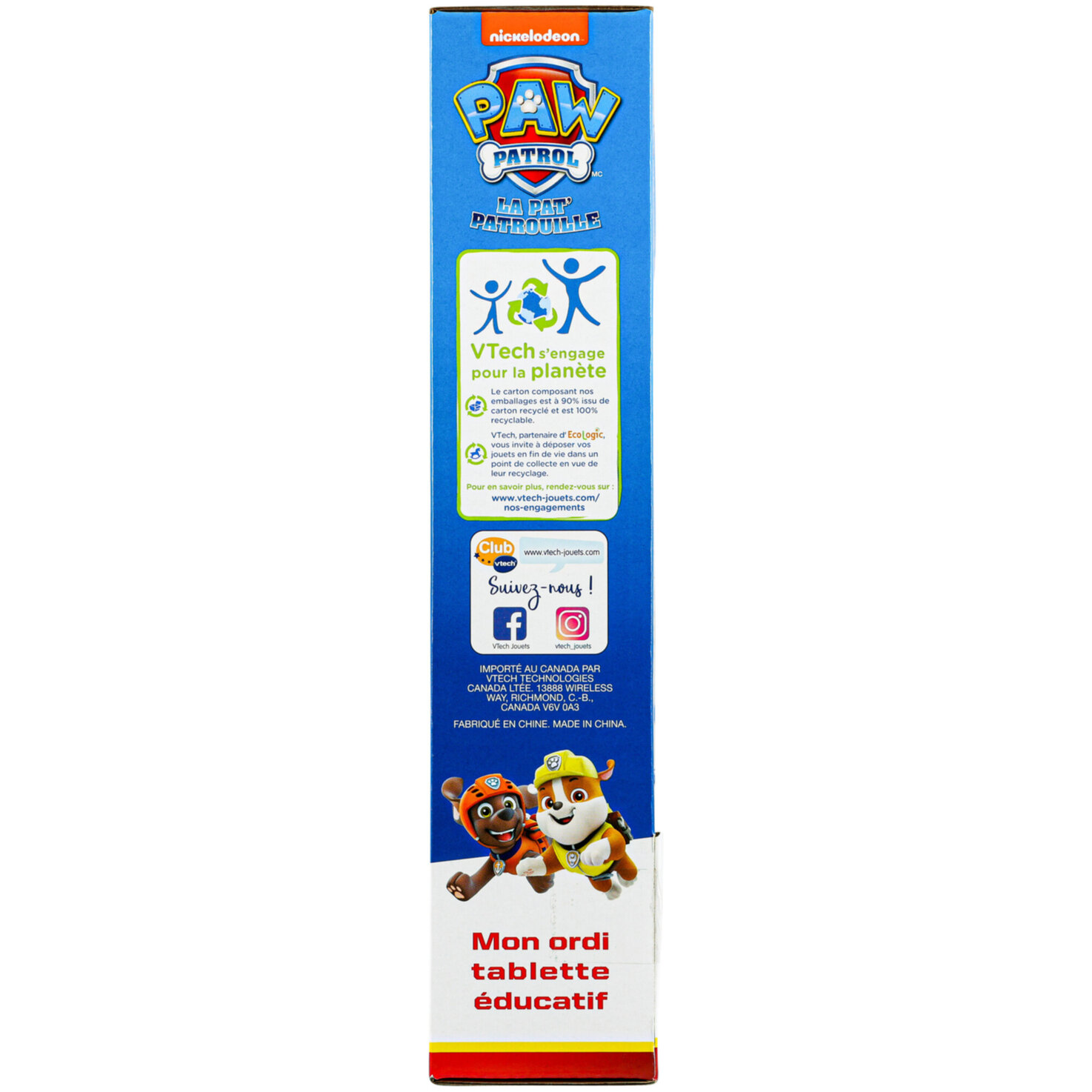 VTech Pat Patrouille Mon ordi tablette é