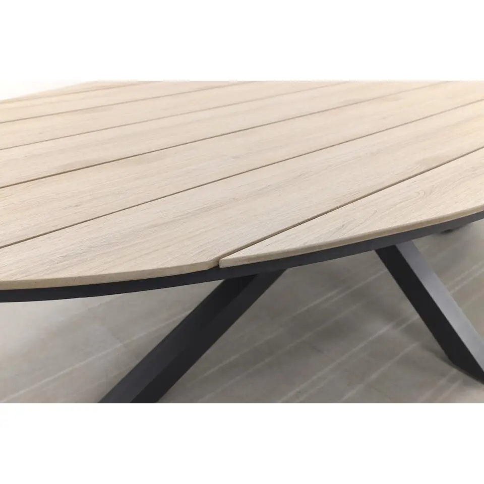 Garden Impressions Jasmine Natural/Edison 280x140 cm. - ovale tuinset