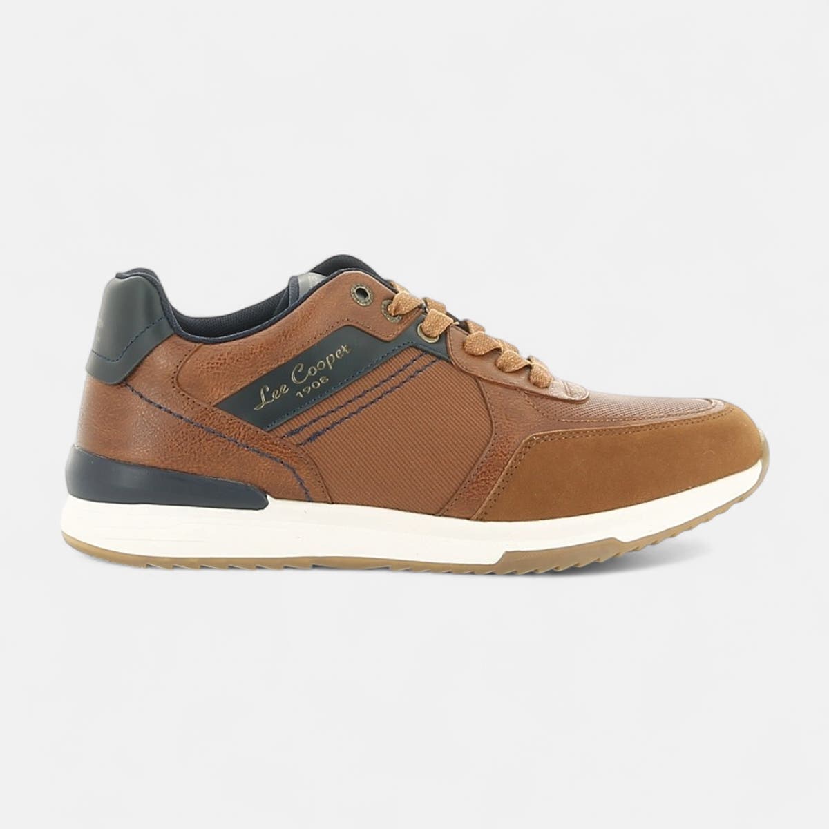 Baskets basses Homme cognac