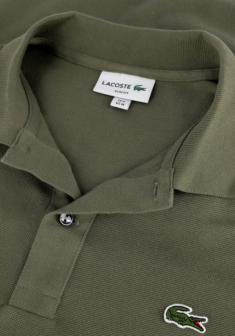 LACOSTE olijf lacoste polo 1hp3 men's s/s polo 1121