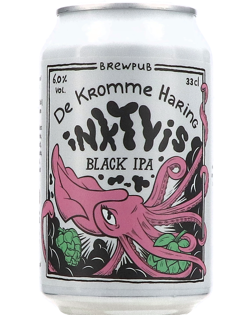 De Kromme Haring Inktvis Black IPA 33 cl