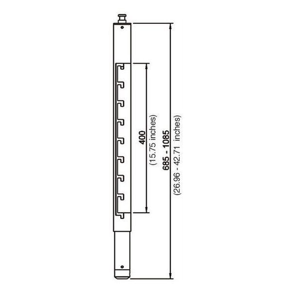 Euromet Arakno Extension Column L Wh