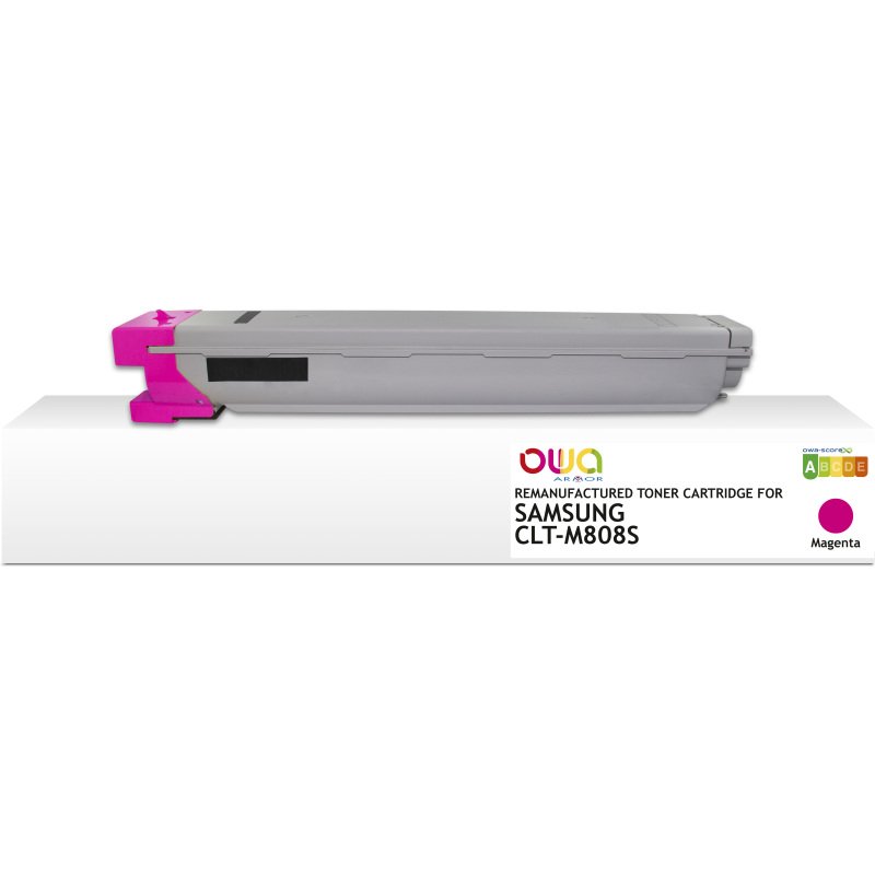 Toner remanufacturé OWA - standard - Magenta - pour SAMSUNG CLT-M808S/ELS, SAMSUNG CLT-M808S/ELS