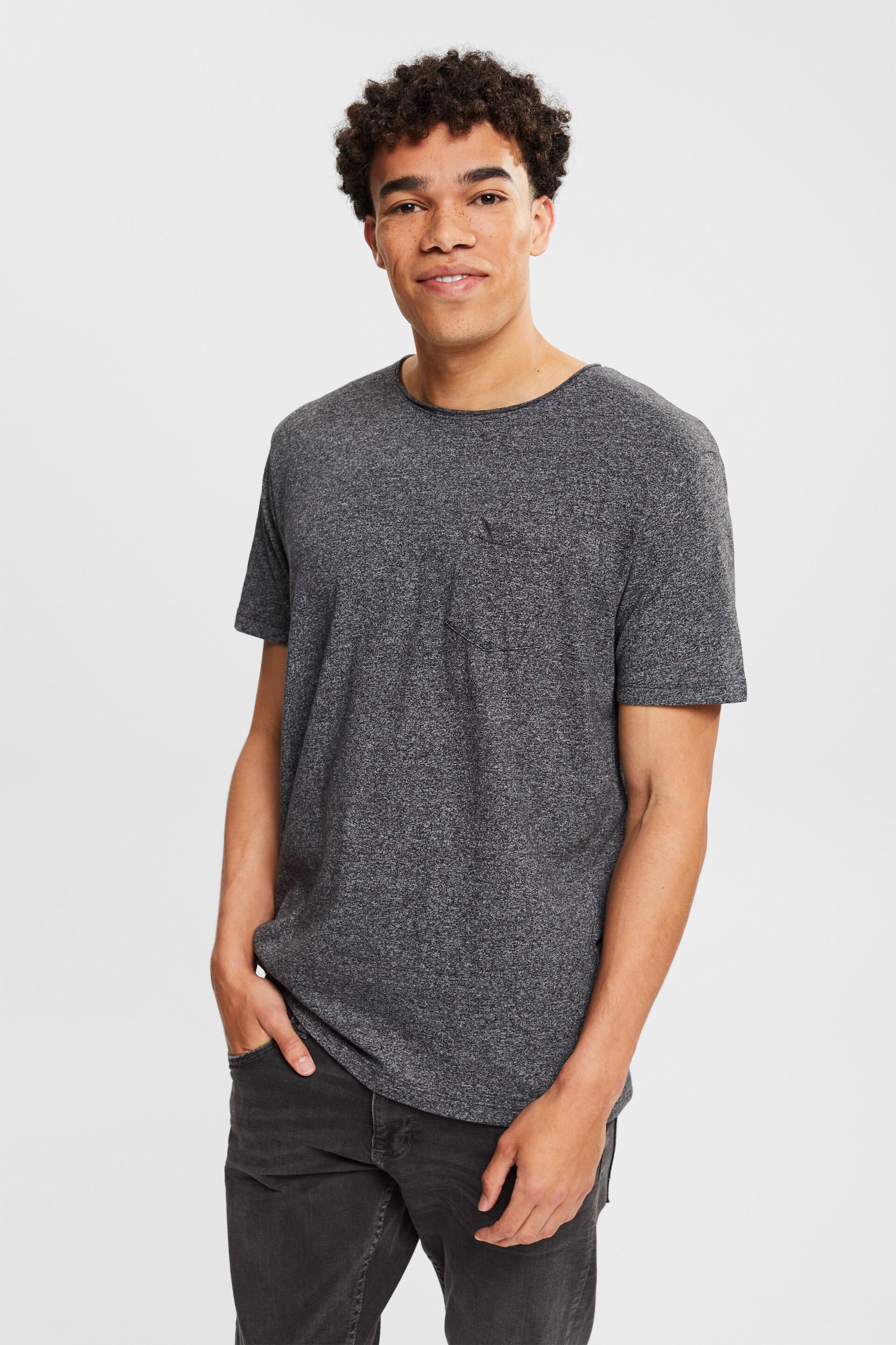 En matière recyclée le t-shirt en jersey chiné