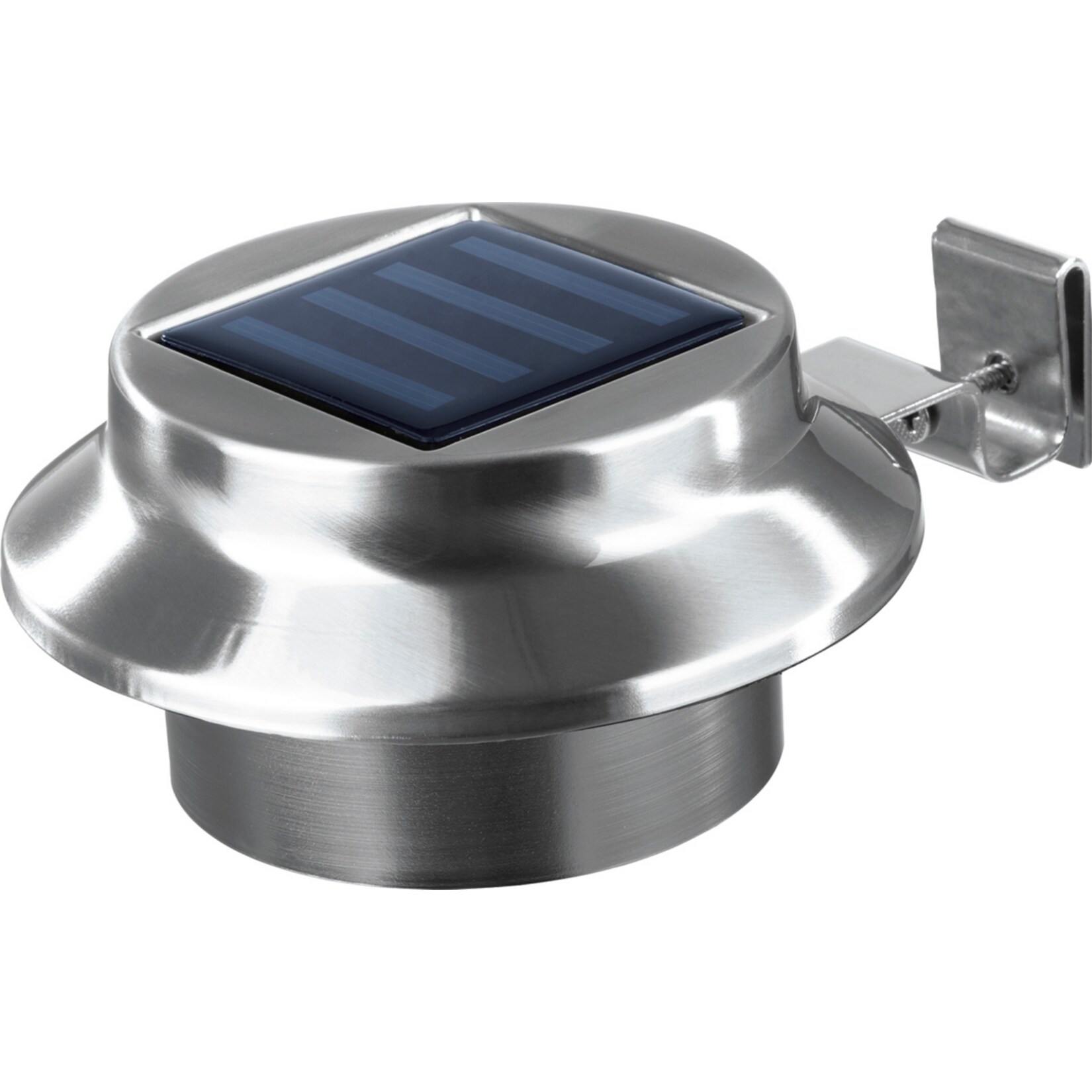 EASYmaxx Solar Dachrinnenleuchten Edelstahl 3er-Set