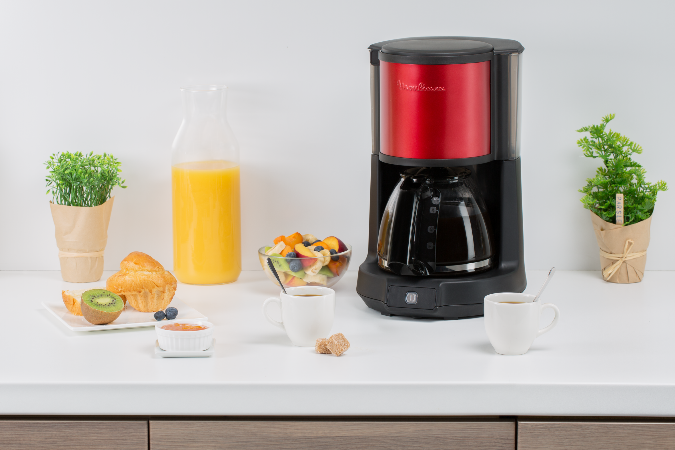 Subito Select rouge inox 10/15 tasses