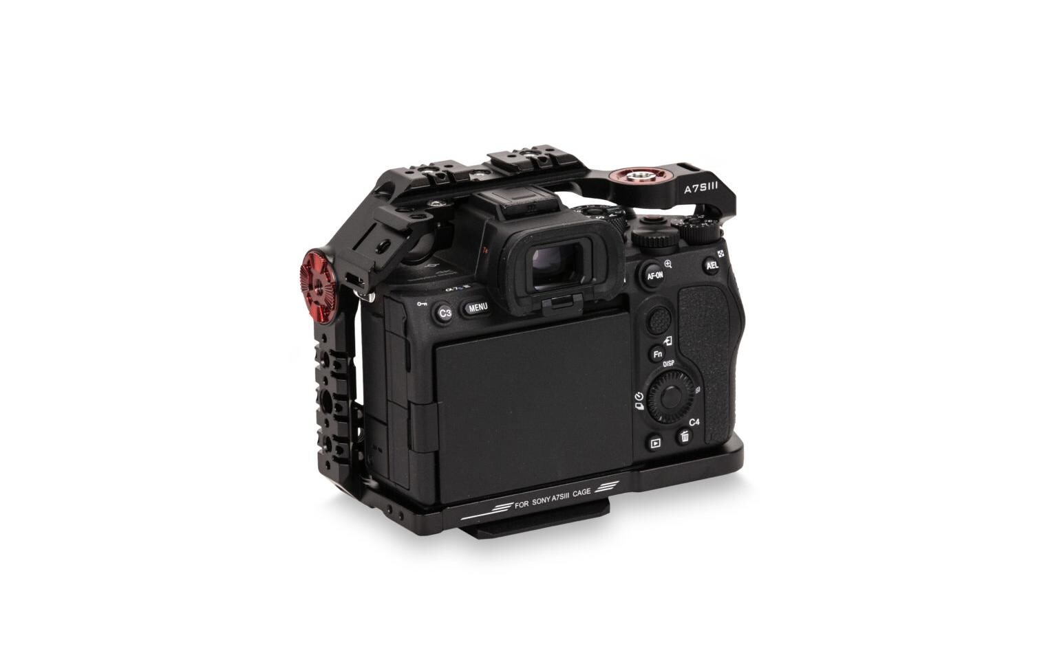 Cage Full Camera Cage für Sony Alpha 7S III SchwarzMinimiert Verschleiss und Abnutzung im Laufe der Zeit