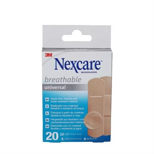 Nexcare universal assorteret - 20 stk.