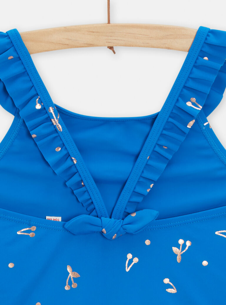 Maillot de bain 1 pièce imprimé cerises pour fille