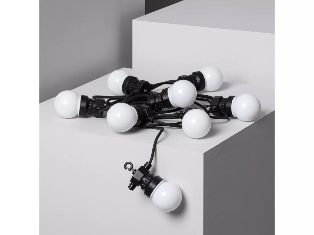 Guirlande d'Ampoule LED Solaire Extérieur Kuiper 7m Blanc