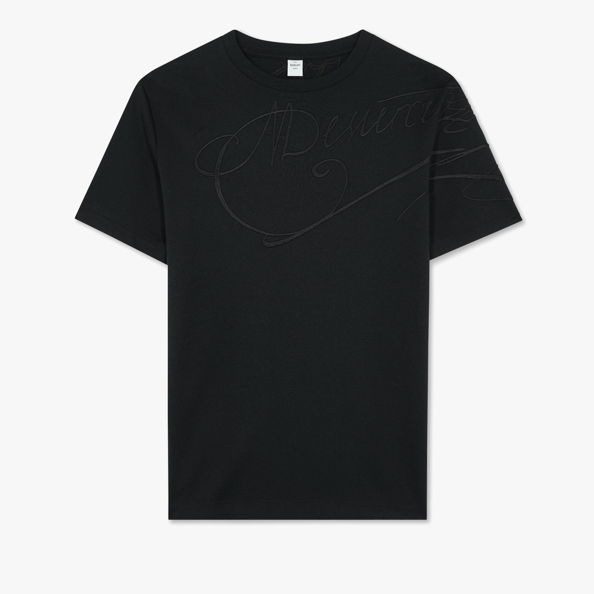 T-shirt Avec Broderie Scritto