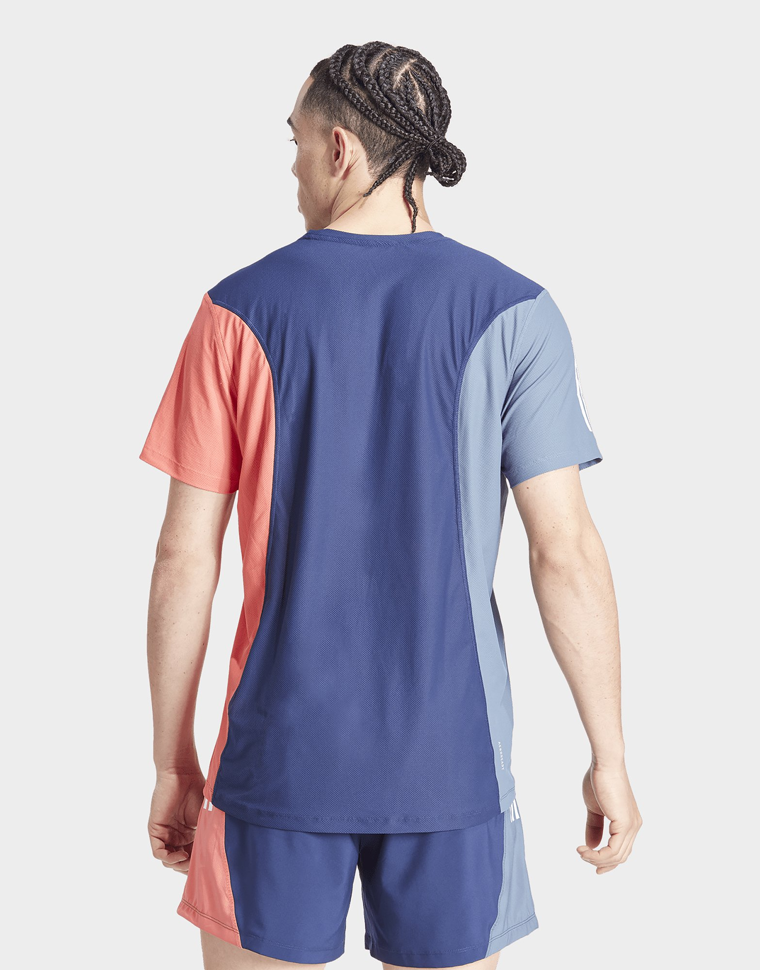 adidas T-shirt Own The Run Colorblock