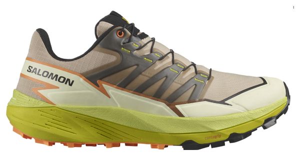 Chaussures de Trail Running Salomon Thundercross Beige Jaune