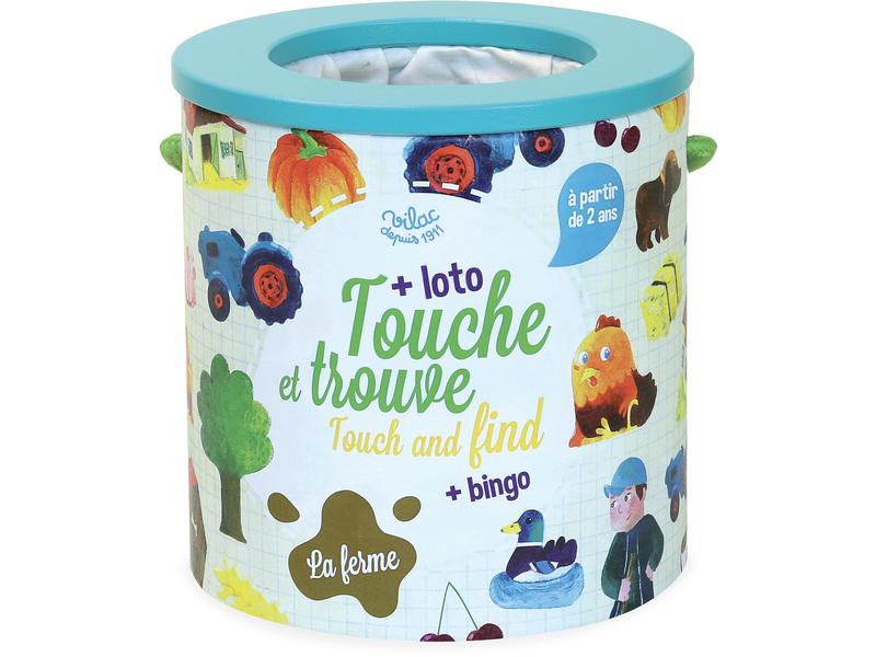 Vilac Spiel Fühle & Finde Bauernhof Ein lustiges und lehrreiches Spiel für Kinder