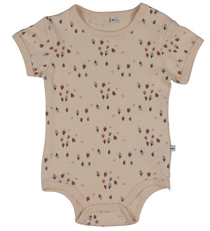 Pippi Baby Bodys k/æ - 4er-Pack - Burlwood