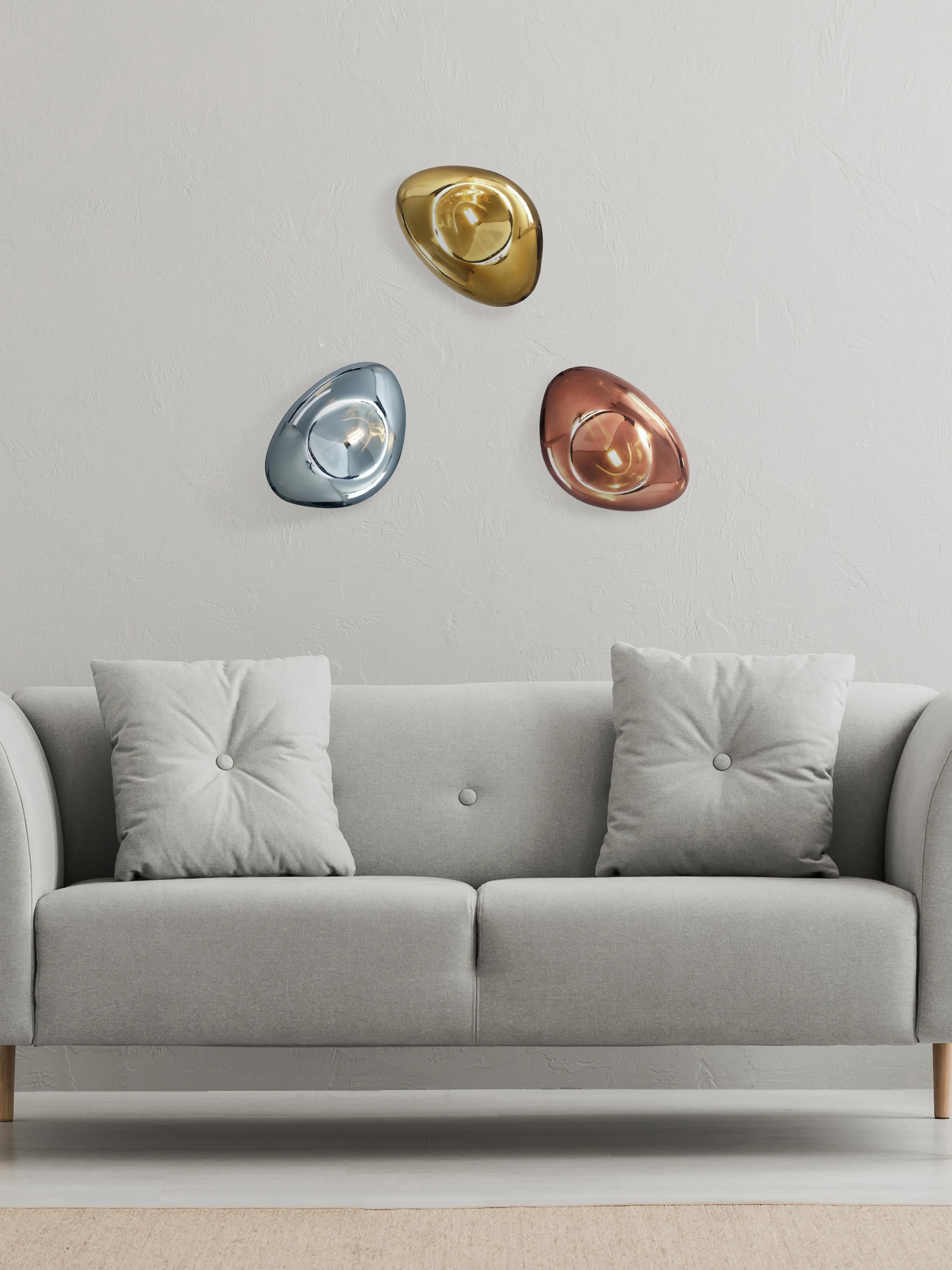 Mondgeblazen wandlamp Mabell