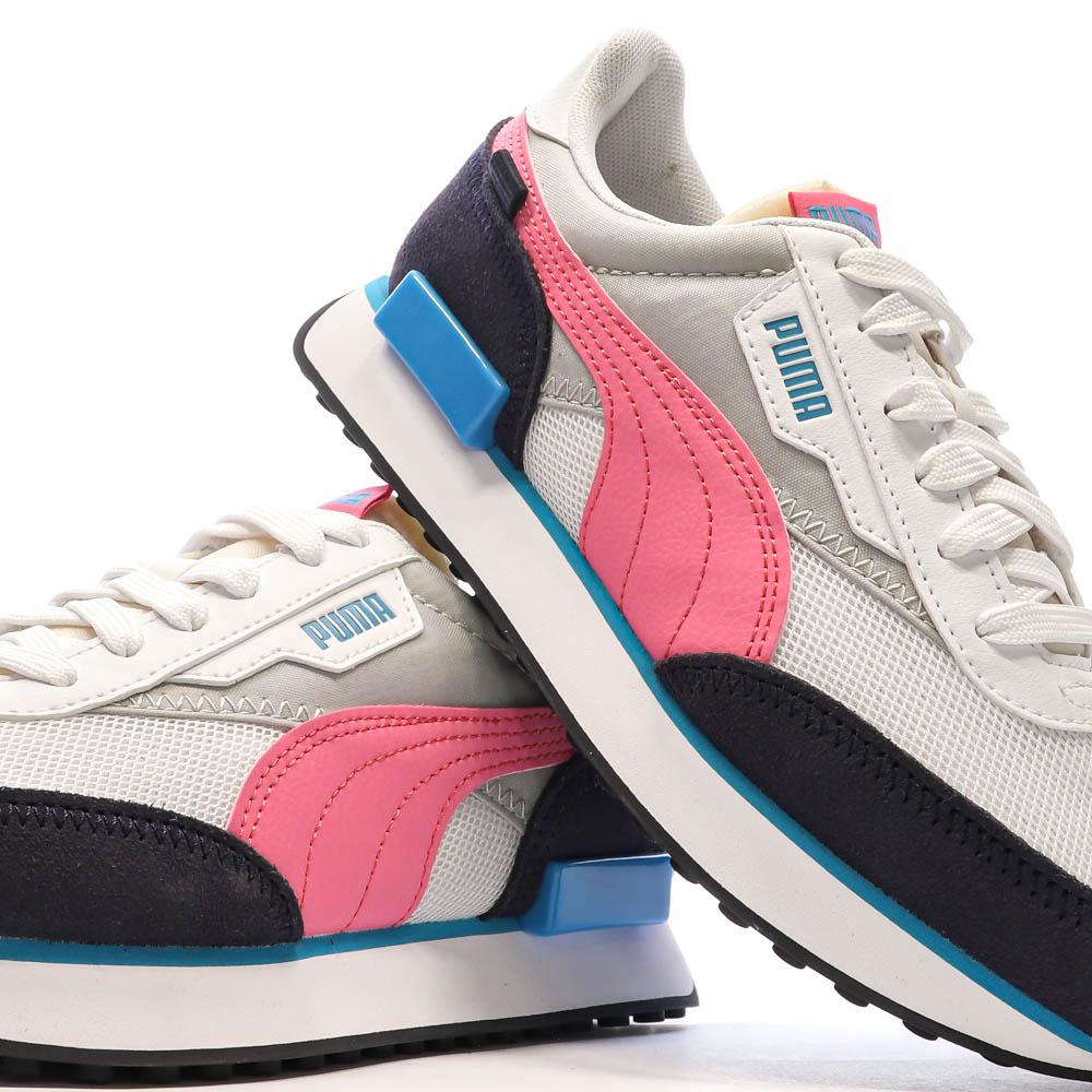 Puma Baskets Noir/Rose Fille Puma Future Rider