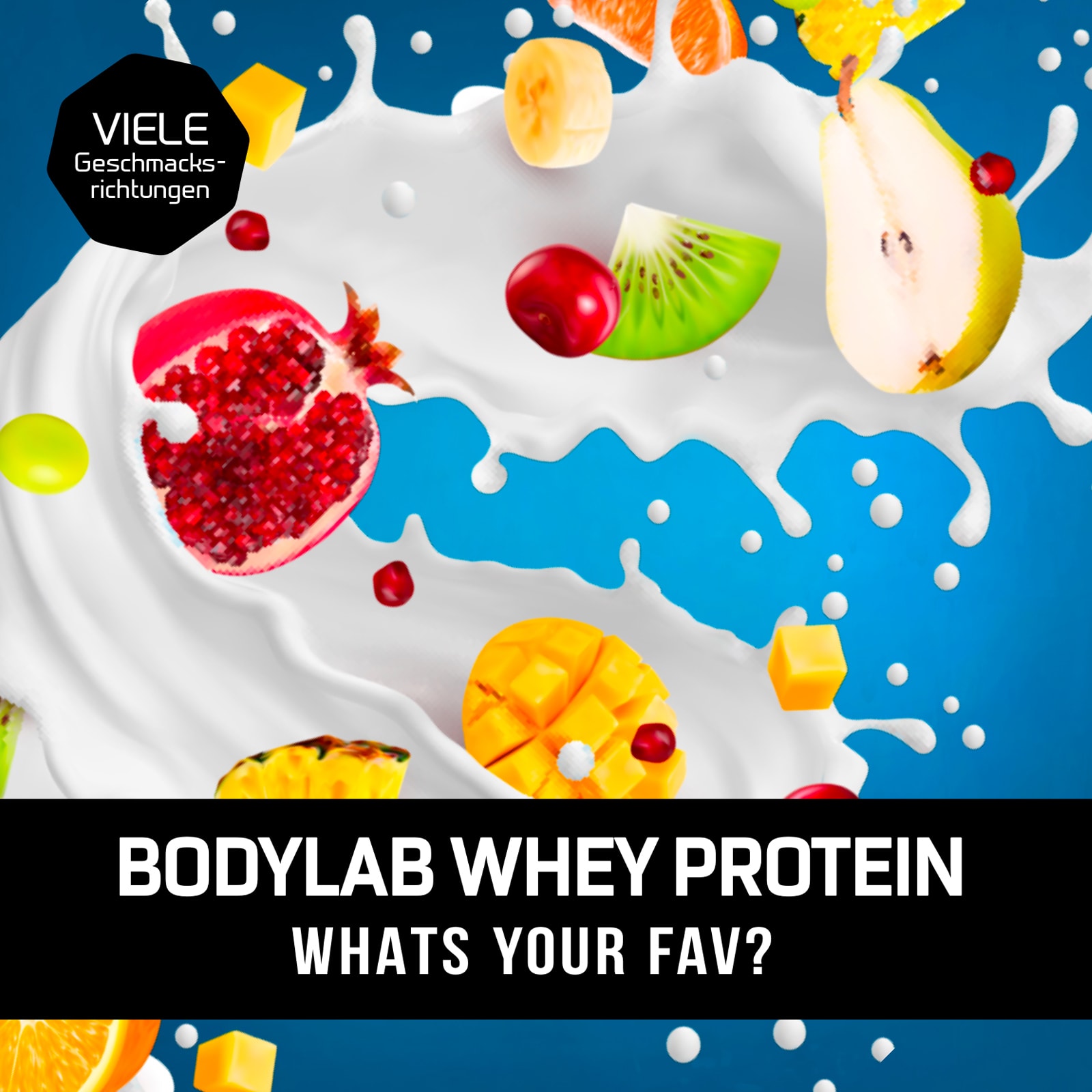 4 x 1000g Whey Protein