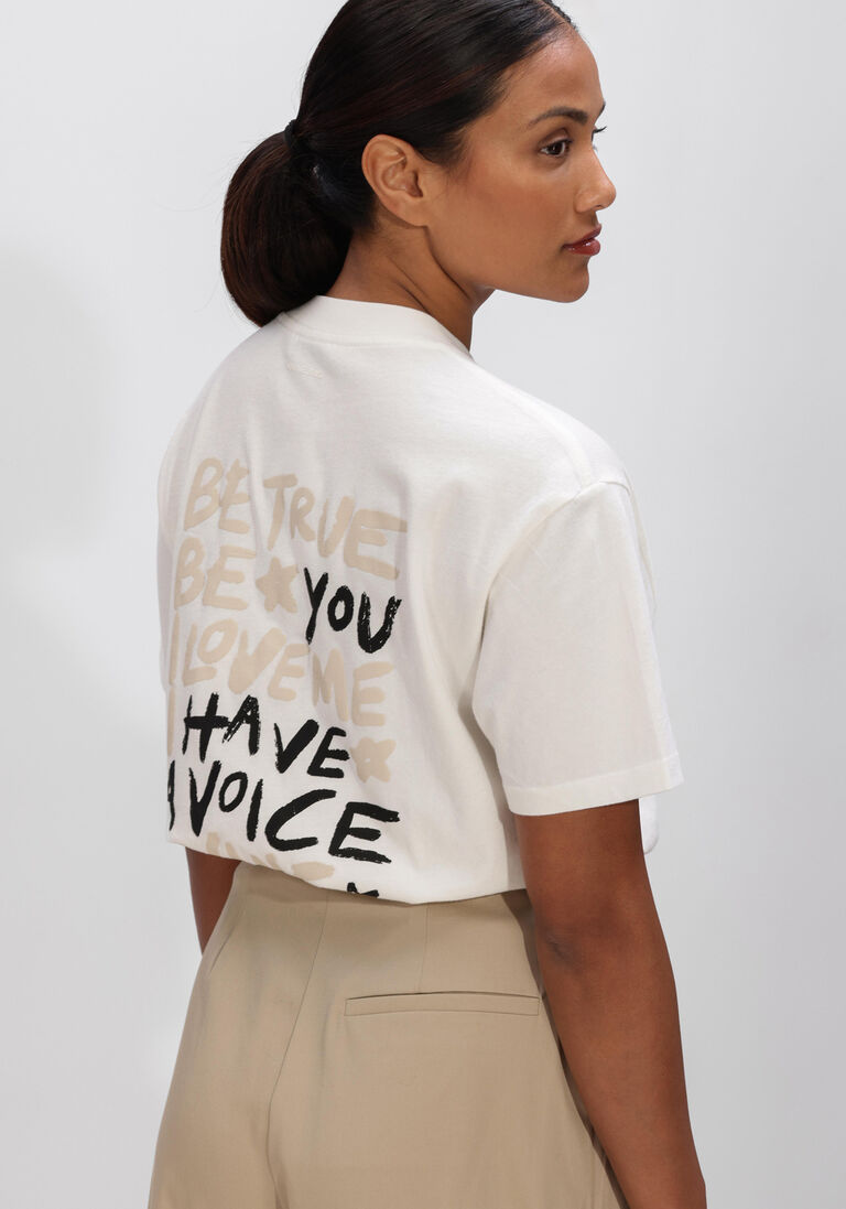 witte anine bing tops & t-shirts walker tee empowerment