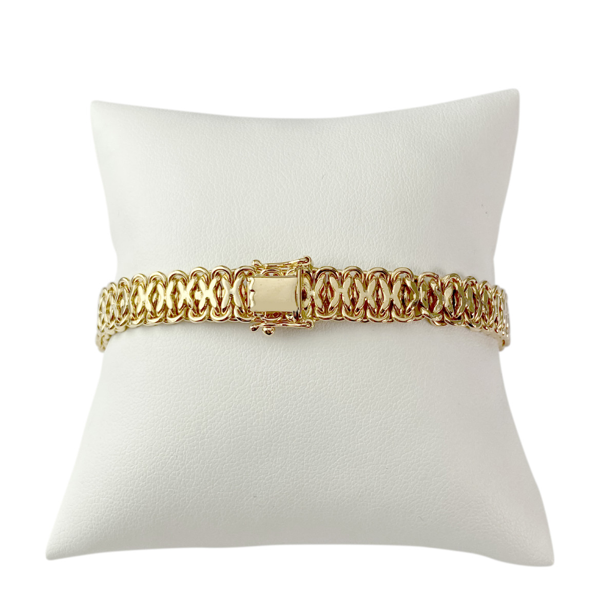 Bracelet d'occasion or 750 jaune 19 cm