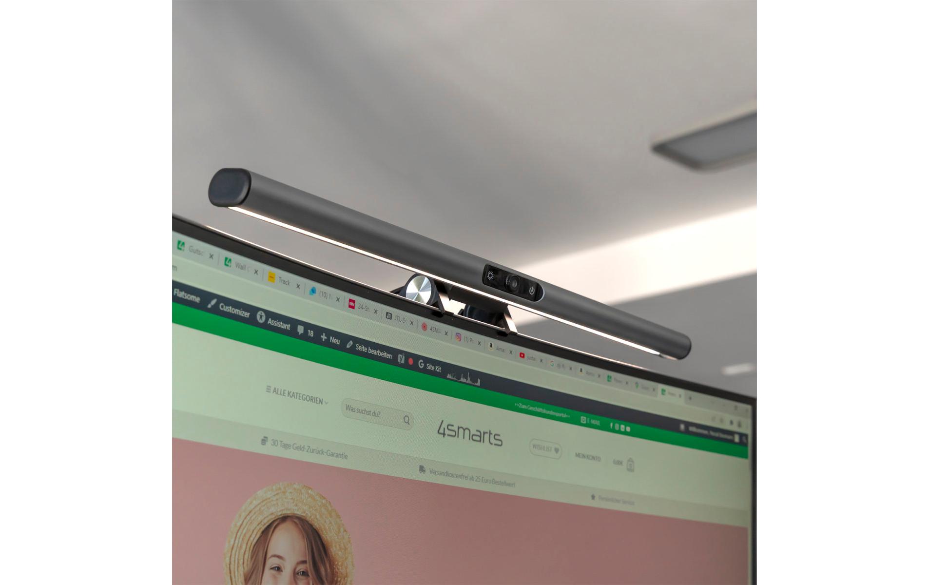 Webcam 2in1 LightBar ProMonitorlampe mit FullHD Webcam