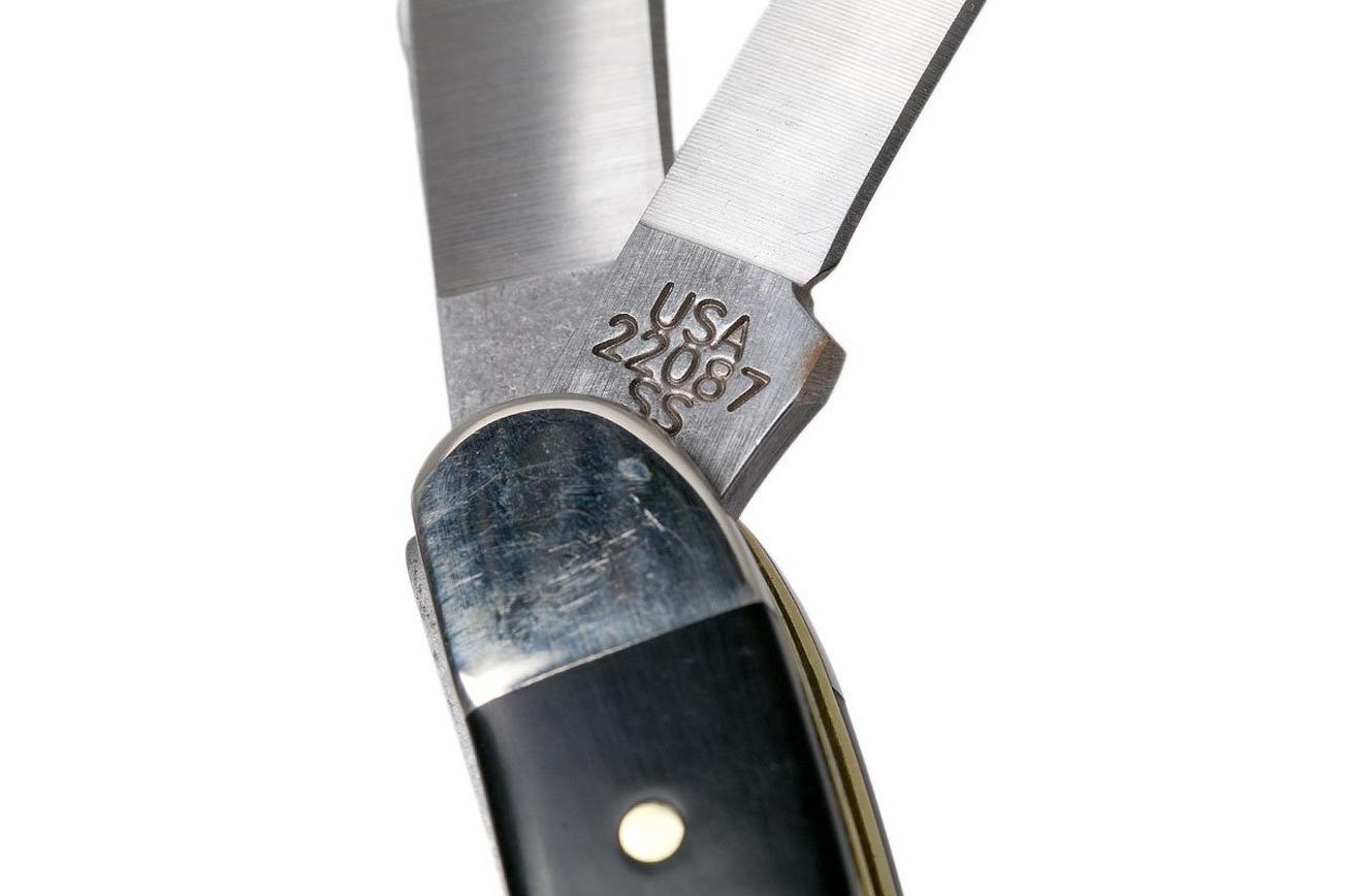 Case Working Medium Jack Knife Jet Black Synthetic, 00220, 22087 SS zakmes