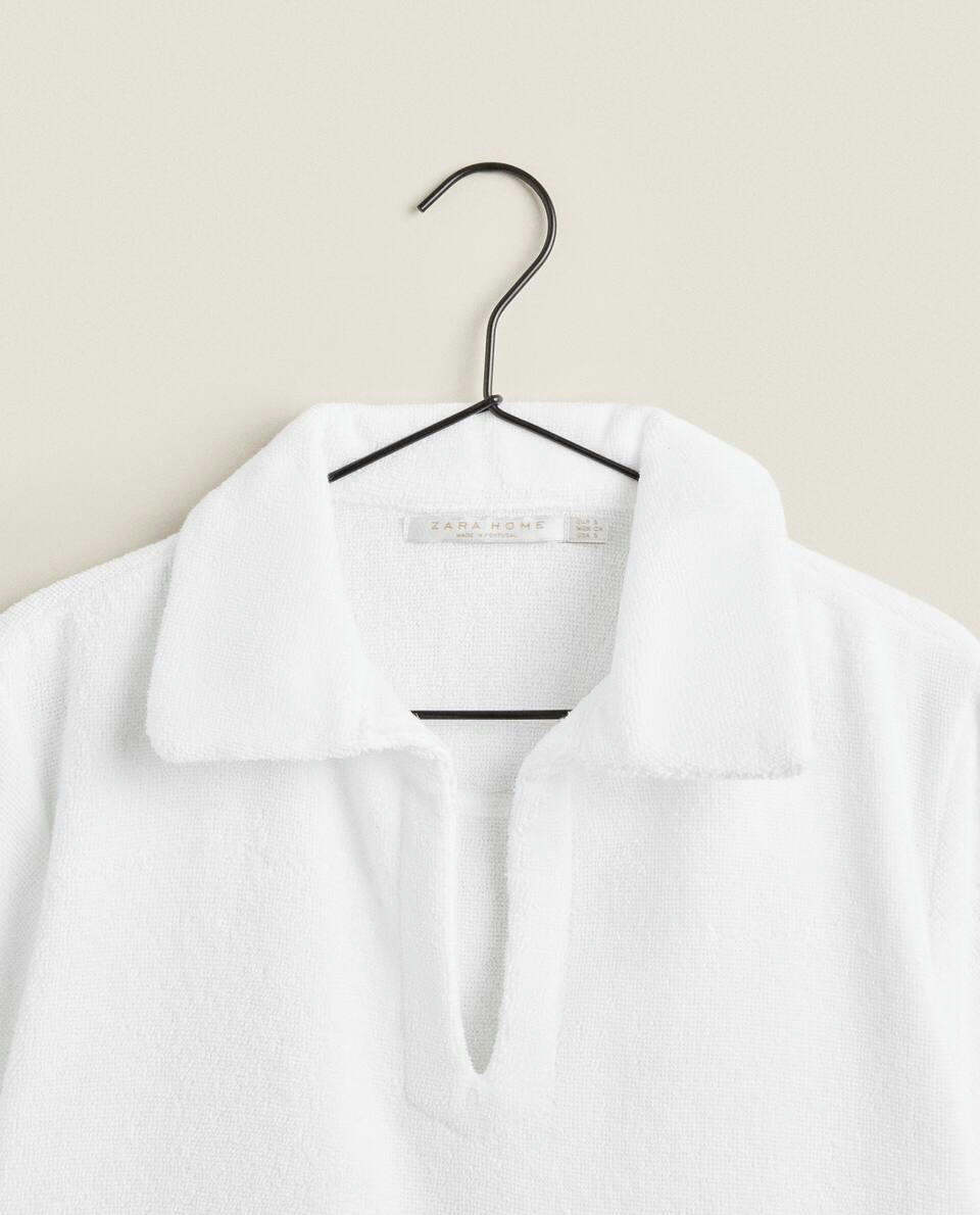 CAMISA POLO DE ALGODÃO FELPUDO
