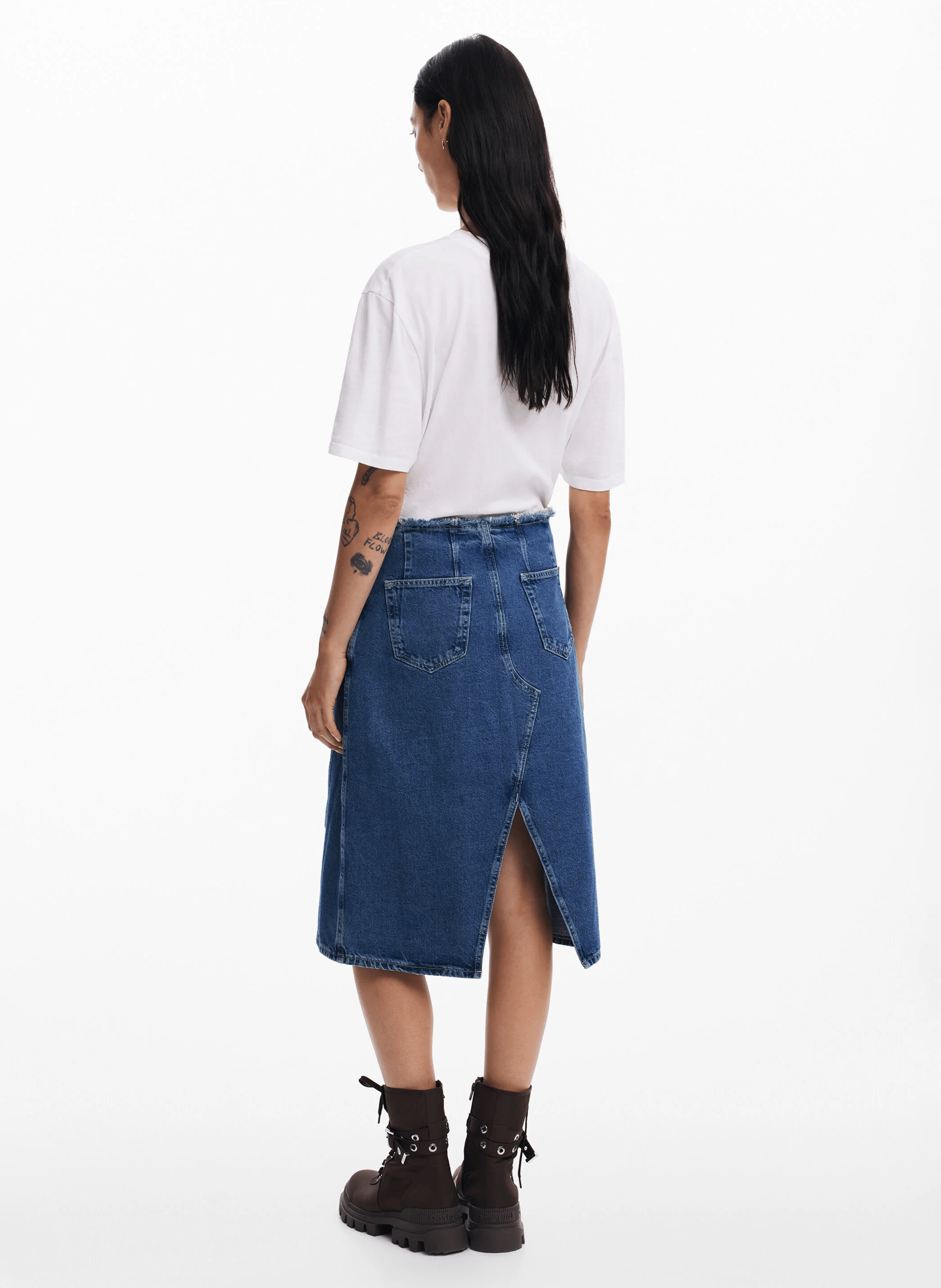 Tee-shirt brodé en coton | Blanc