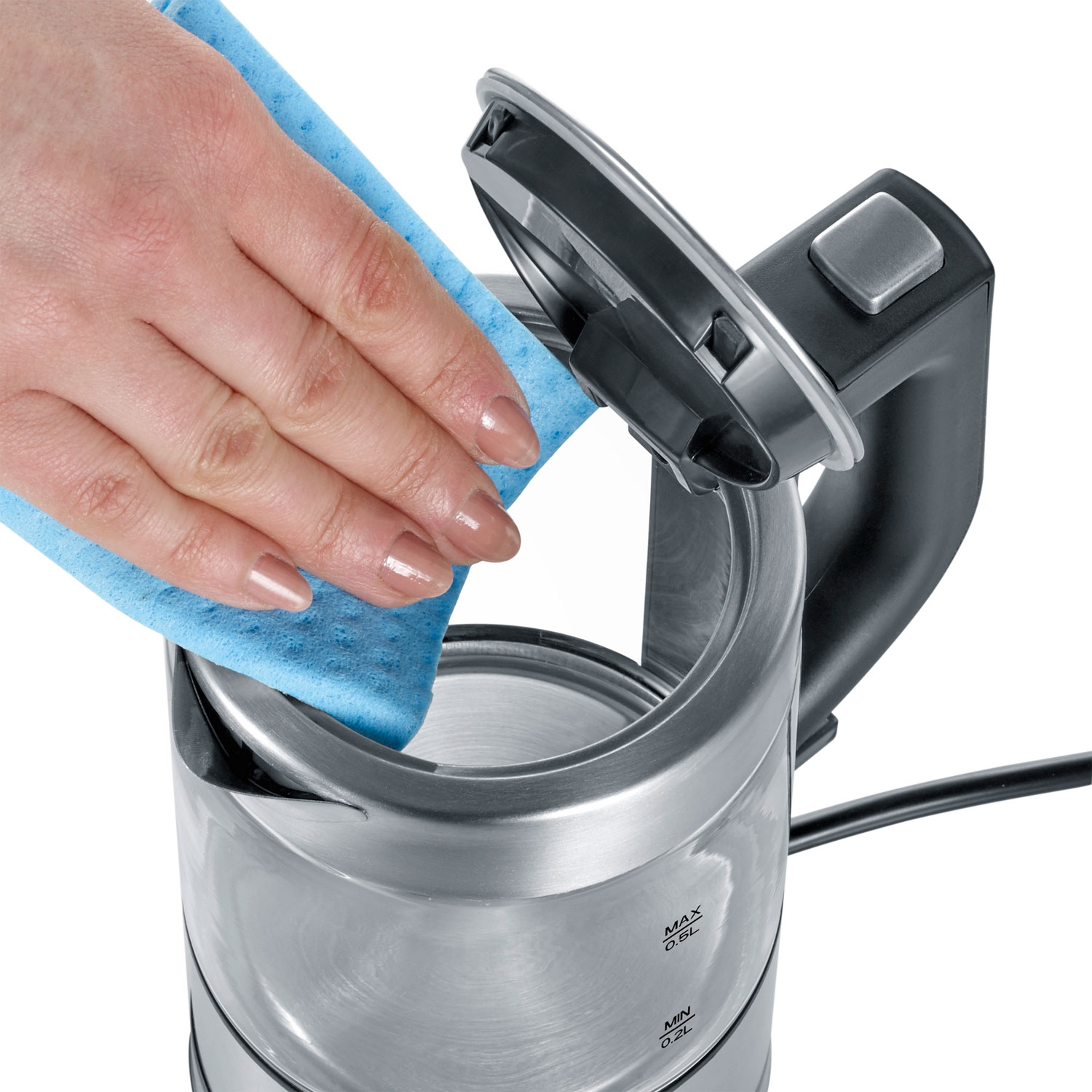 Severin WK 3472 Mini Glas-Wasserkocher 1.100 W 500 ml