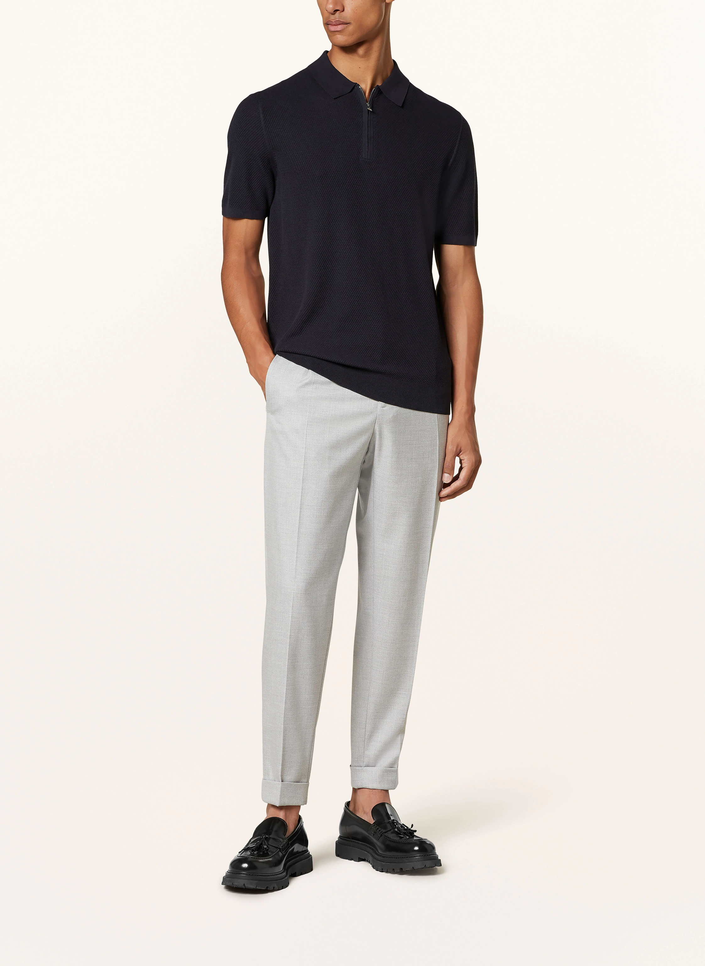 REISS Strick-Poloshirt IVOR