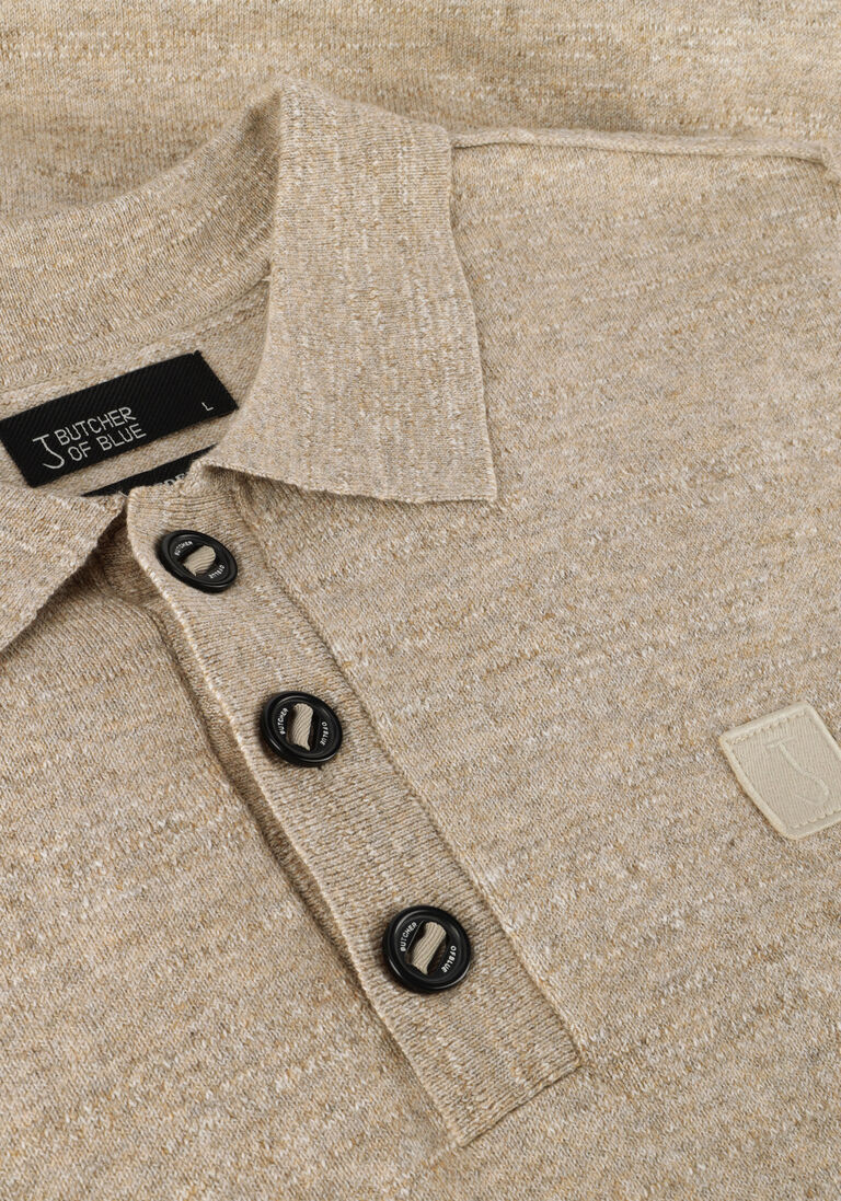 BUTCHER OF BLUE beige butcher of blue polo lt clifden polo