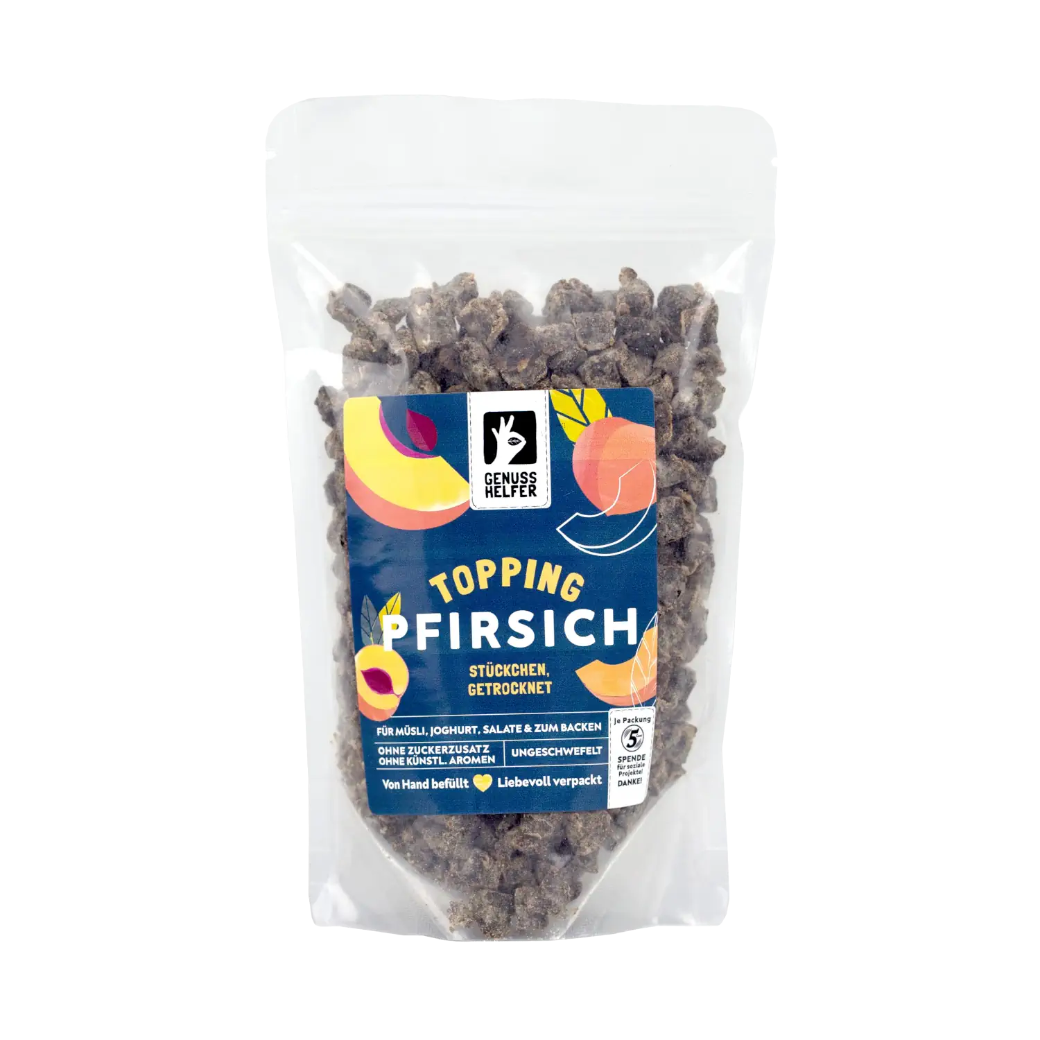 Pfirsichstückchen, getrocknet