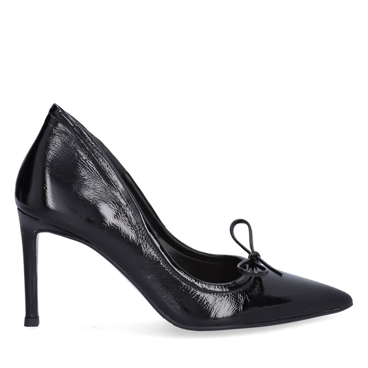 Billi Bi  A8101 Pumps med sløjfe - Black Naplack