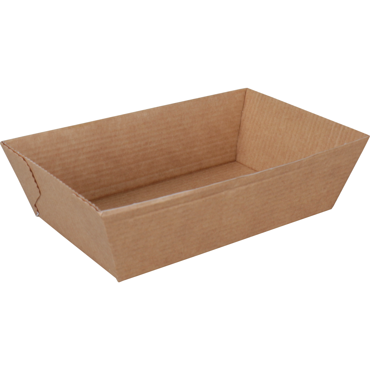Depa Bak, Ersatzpapier, A9, Golfpapieren snacklijn, snackbak, 110x66x35mm, bruin