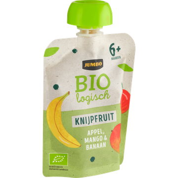 Jumbo Biologisch Knijpfruit Appel, Mango & Banaan 6+ Maanden 90 g