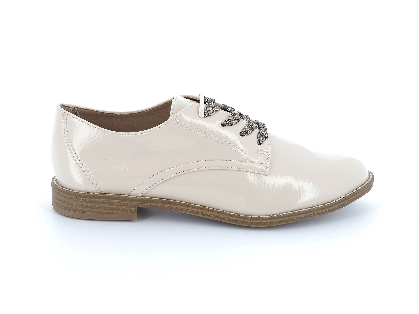 Tamaris-23203 Cuir Verni Beige