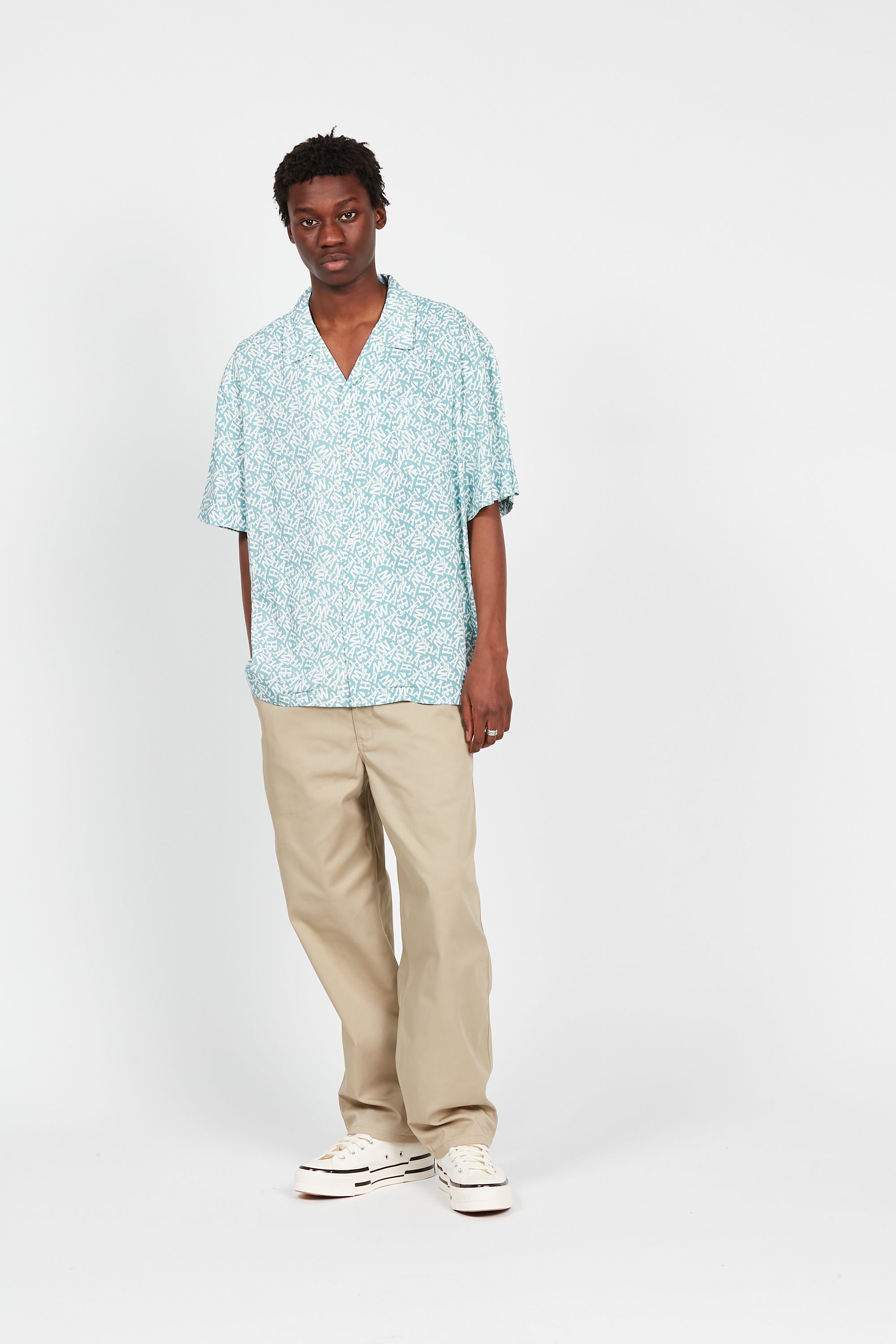 HUMAN WITH ATTITUDE Chemise bowling Bleu