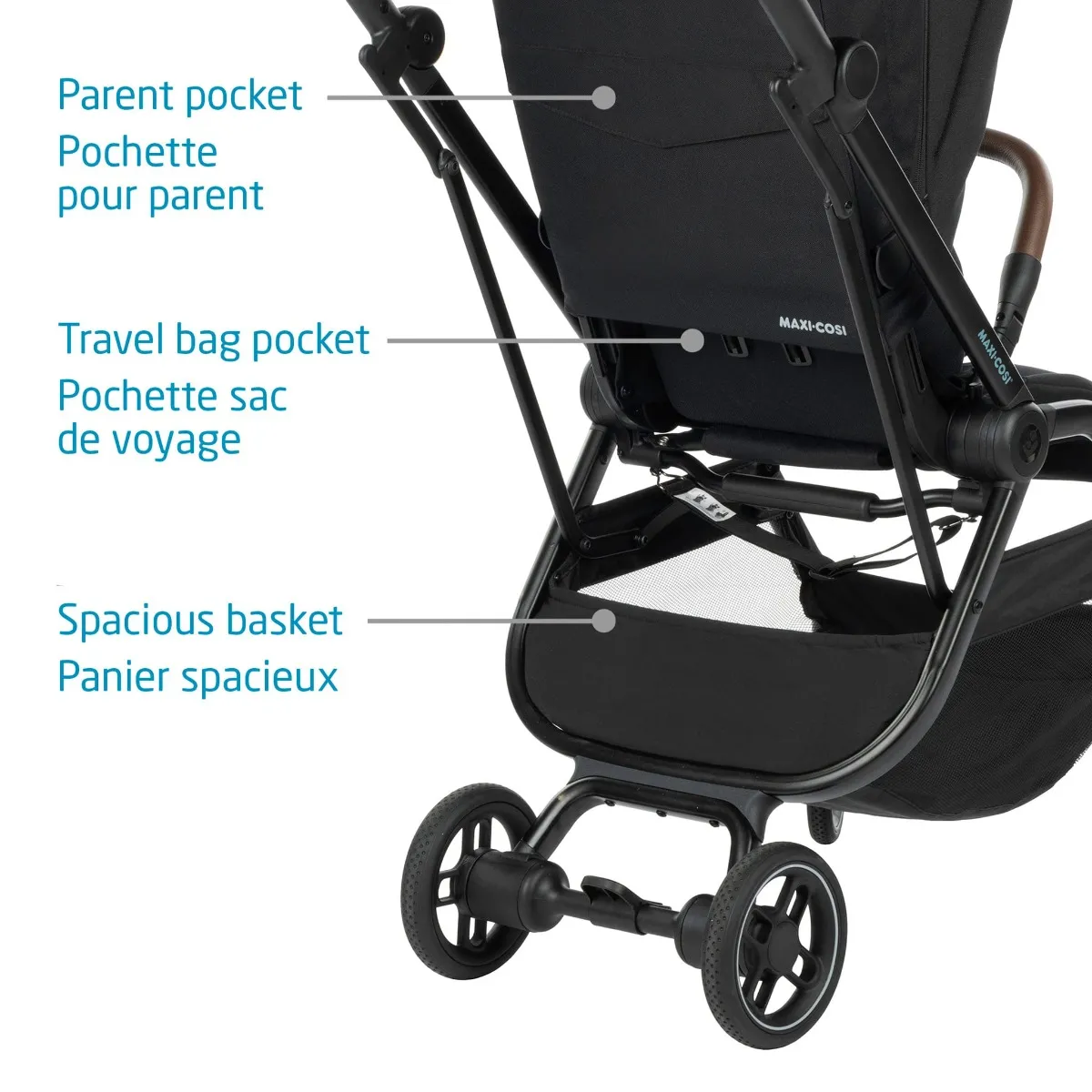 Maxi-cosi Poussette Ultra Compacte Leona - Essentiel Noir