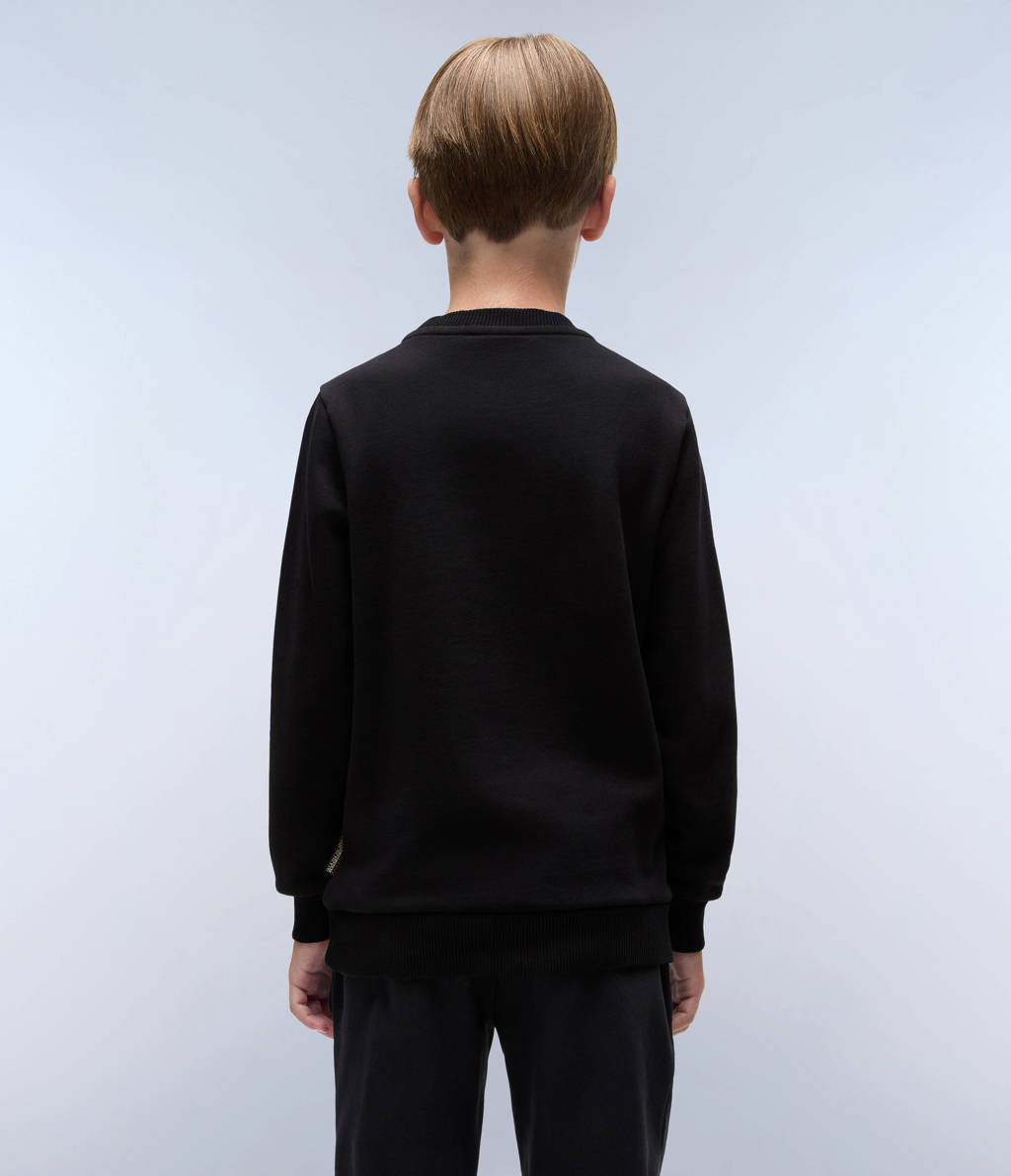 Napapijri sweater met logo zwart