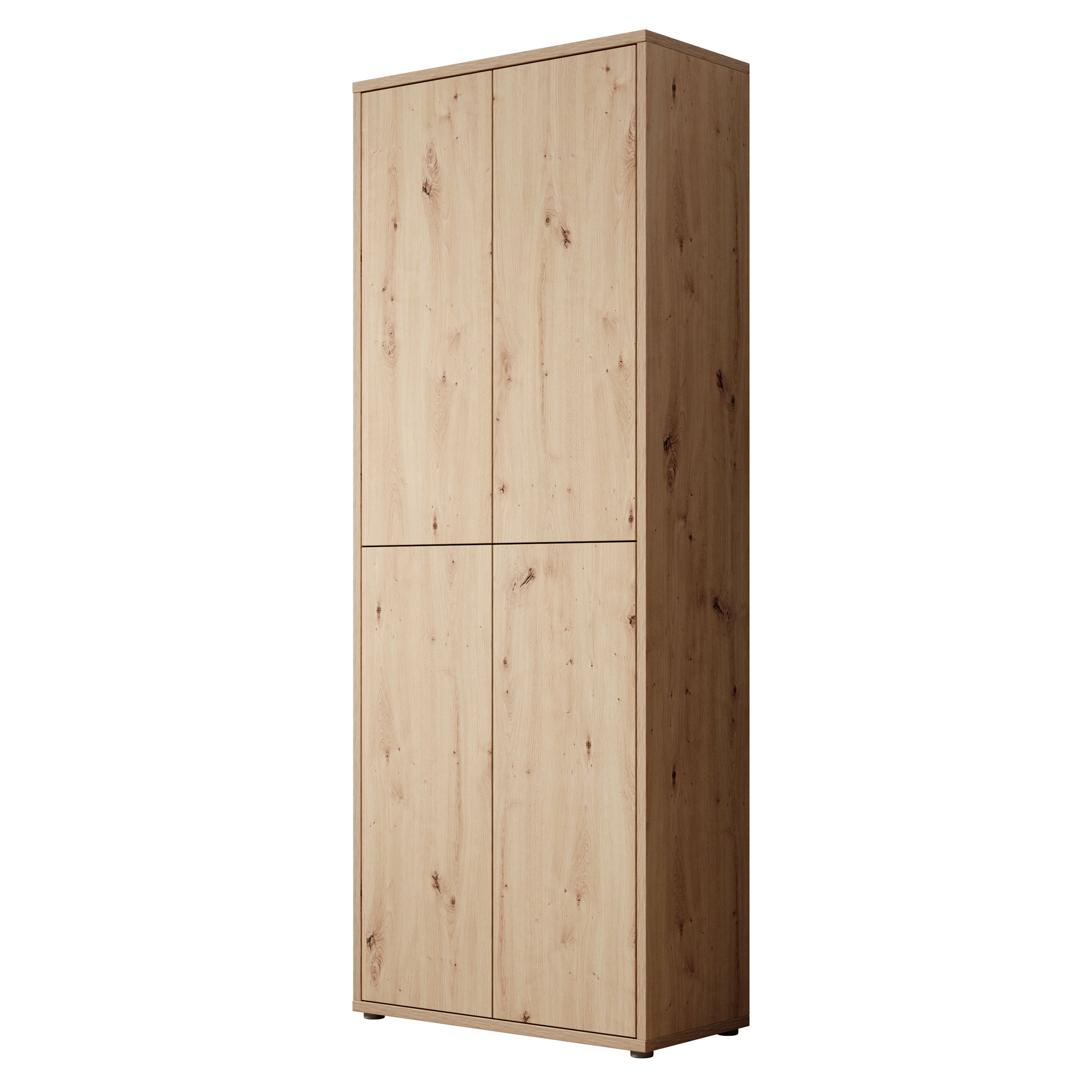 Amber - Schoenenkast 9 vakken - Eiken - 75x35x192 cm